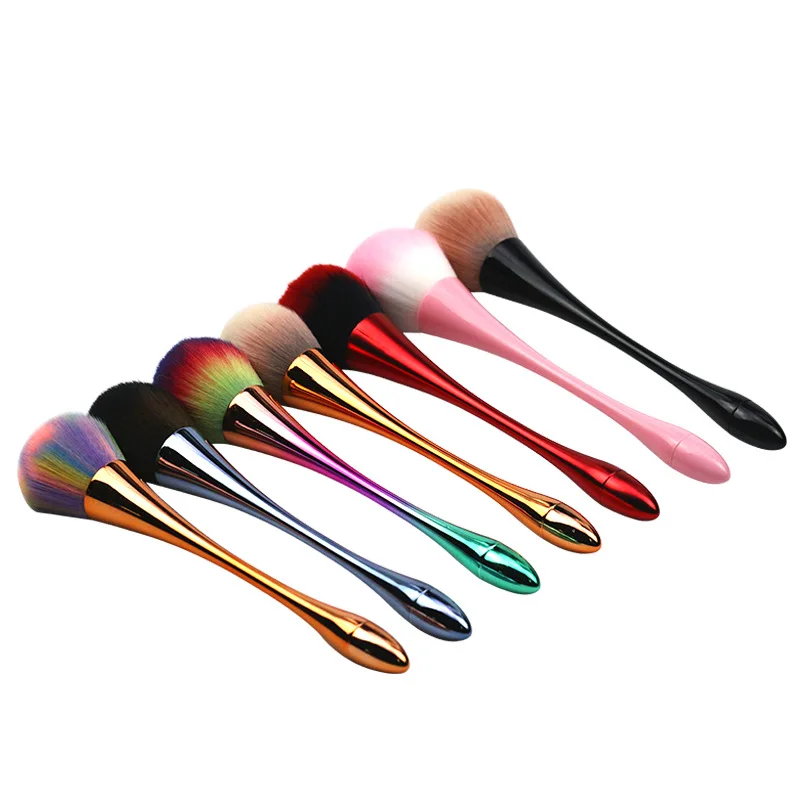 

7 Colors Professional Makeup Brushes High Quality Powder Foundation Make Up Brush Set Beauty Tools Comestics For Women