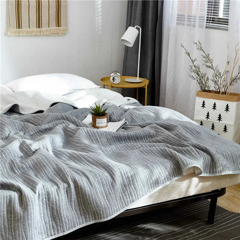 

Summer Cotton Air Conditioning Quilt Comforter Blanket Full Queen King Dotiki Throws Bedspread Plaids Patchwork Bed Covers