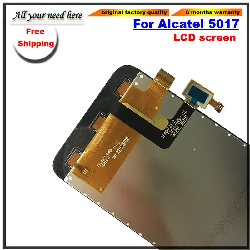 

Replacement For Alcatel One Touch OT5017 5017 5017E 5017A 5017B 5017D Monitor LCD Display Digitizer Touch Screen