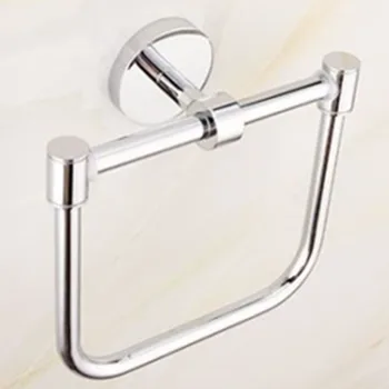 

Homedec Bathroom Brass Bath Towel Ring Rack Wall Mounted with Hardware Accessory