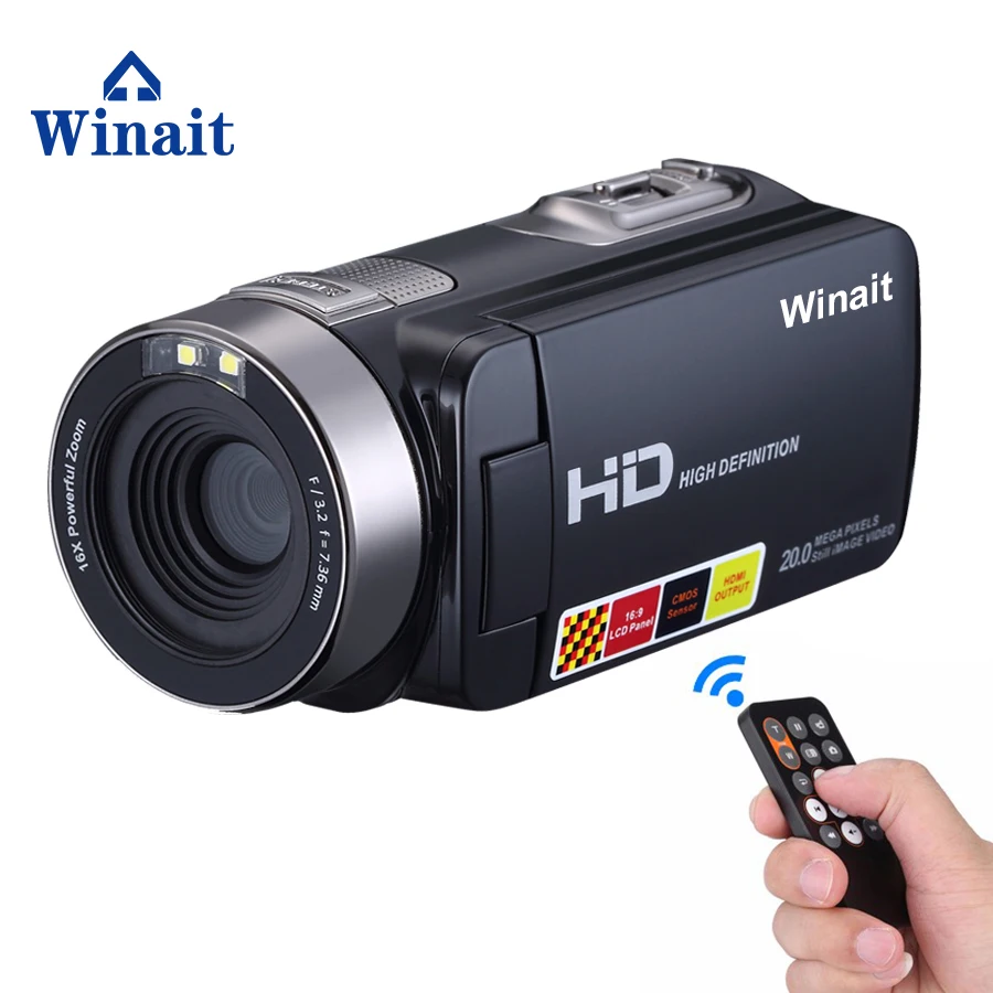 

Support Nightshot 1080P 24MP Professional Digital Video Camera 16X Digital Zoom Mini Video Camera Camcorder New HDV-301ST