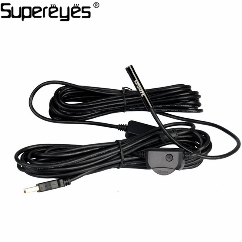 

Supereyes N015-7 Digital Borescope Camera 7MM Diameter with 7M Tube 3 Million Pixels CMOS Waterproof Endoscope LED Inspection