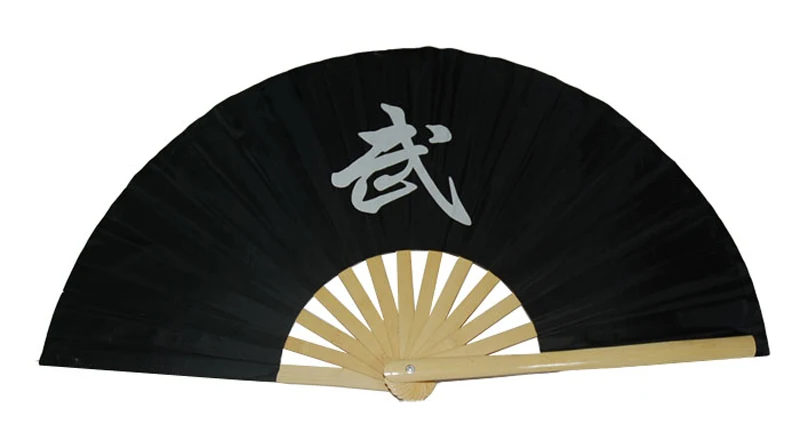 Chinese Folding Fan Martial Arts Fan Bamboo Kung Fu Fan Pure Plastic Tai Chi Performance Cheap Folding Fans Right Hand One Side