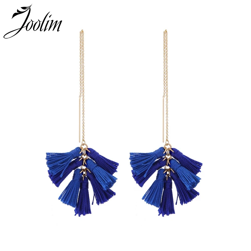 

Joolim 2018 Long Chain Tassel Drop Earring Summer Earring Gift For Girl Friend
