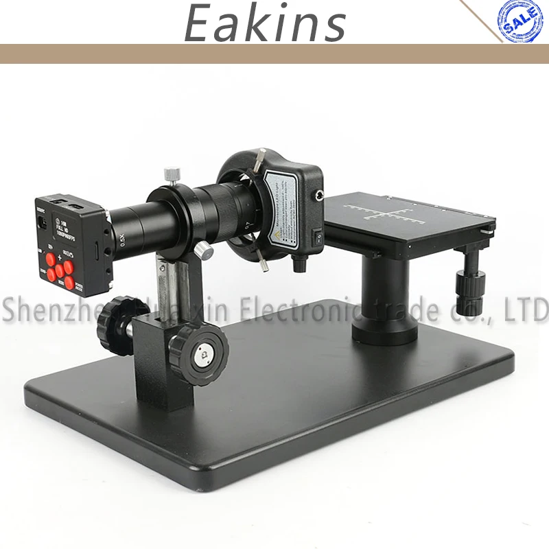 

16MP 60FPS USB HDMI Digital Industry Video Microscope Camera +Horizontal Microscope Table Stand+ 180X C-MOUNT Lens+144 LED Light