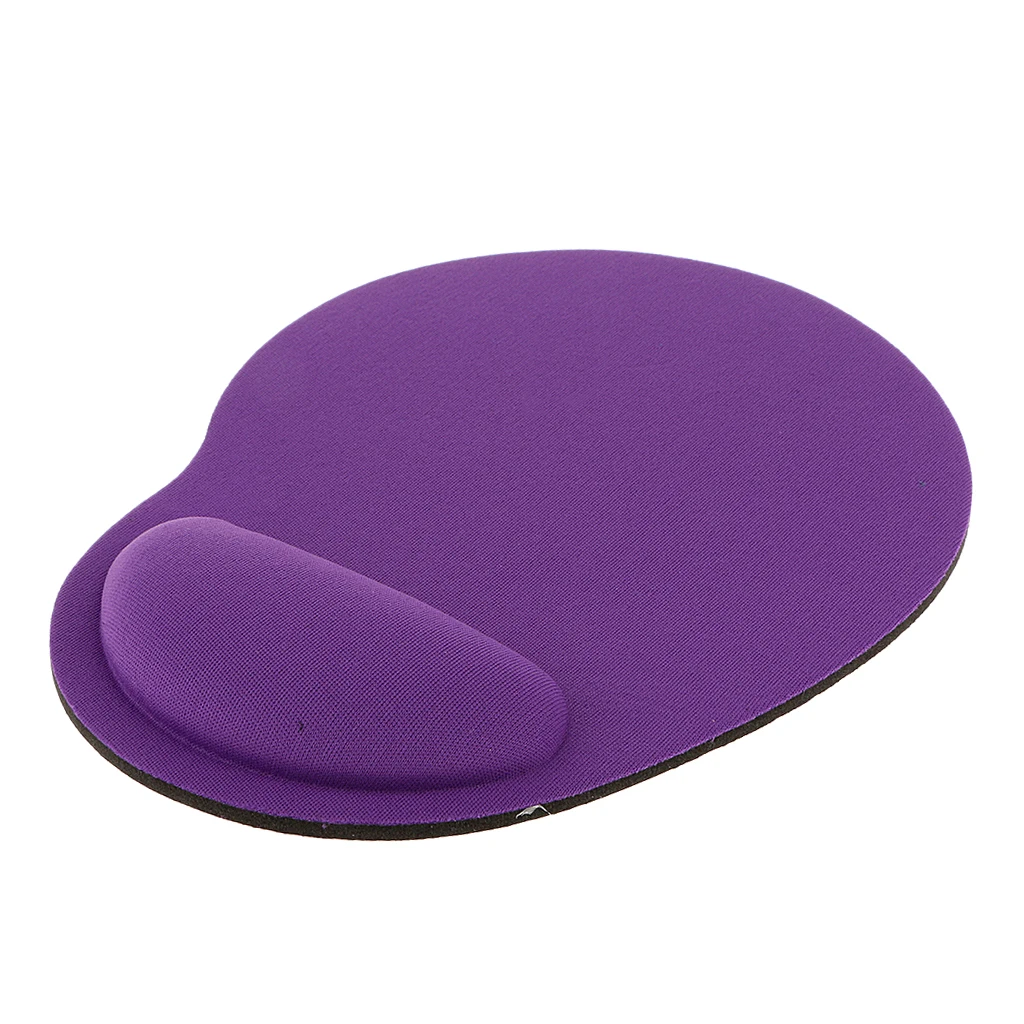 Comfort Soft Gel Rest Wrist Support Mat Mouse Pad Gaming Purple for Ease of Motion and Relief of Joint Stress