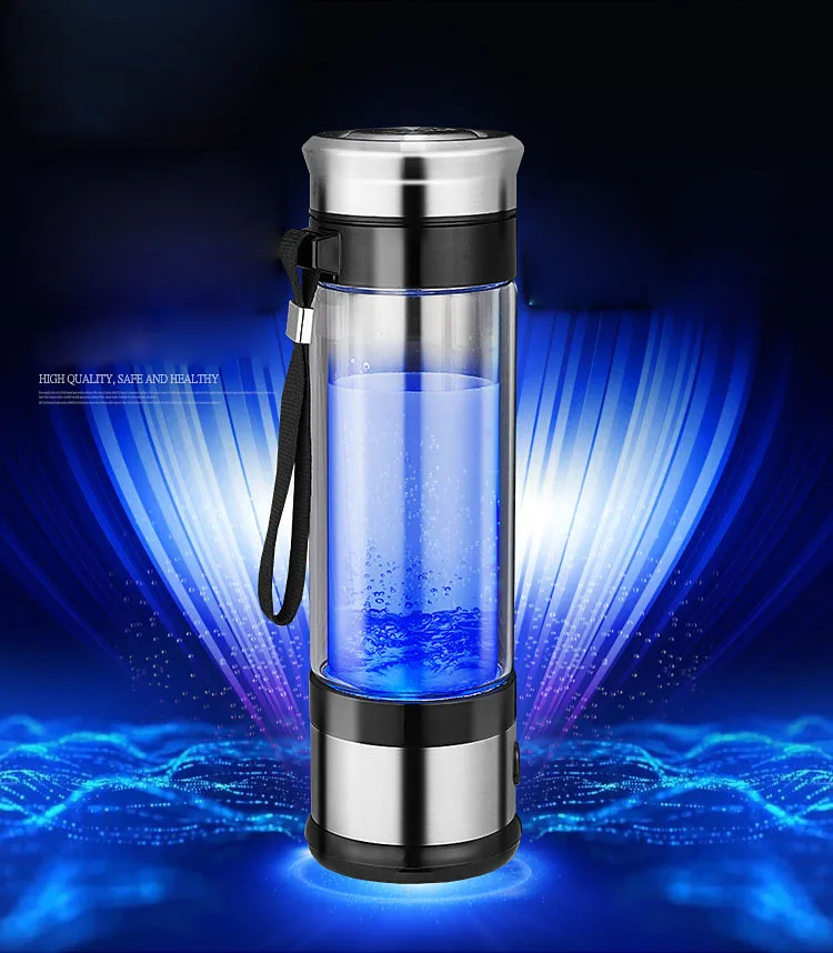 

Portable Hydrogen Water Bottle Water Ionizer Generator Maker Energy Cup Healthy Anti-Aging Rechargeable Hydrogen Bottle 350ml