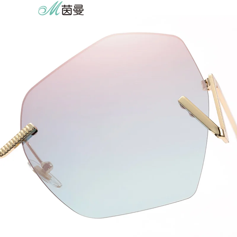 INMAN 2019 Metal Frame Light Silver Color Sexangle Shape UV Sunlight Protect Sunglasses INMAN 2019 Metal Frame Light Silver Color Sexangle Shape UV Sunlight Protect Sunglasses
