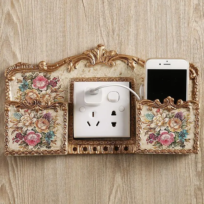 

European American Luxury Switch Sticker Protective Cover Mobile Phone Charging Wall Sticker Household Living Room Bedroom Socket