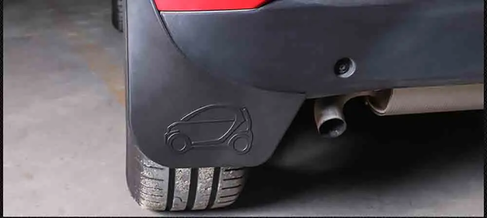 Стиль автомобиля брызговик s для смарт 451 453 Smart Fortwo ForFour брызговики брызговик передние и задние брызговики крыло Acc