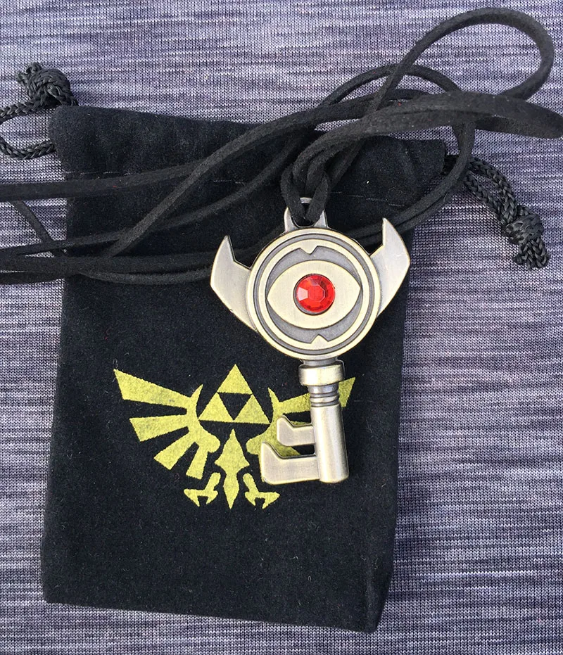 Buy Zelda Ocarina of Time Boss Key Metal Necklace with