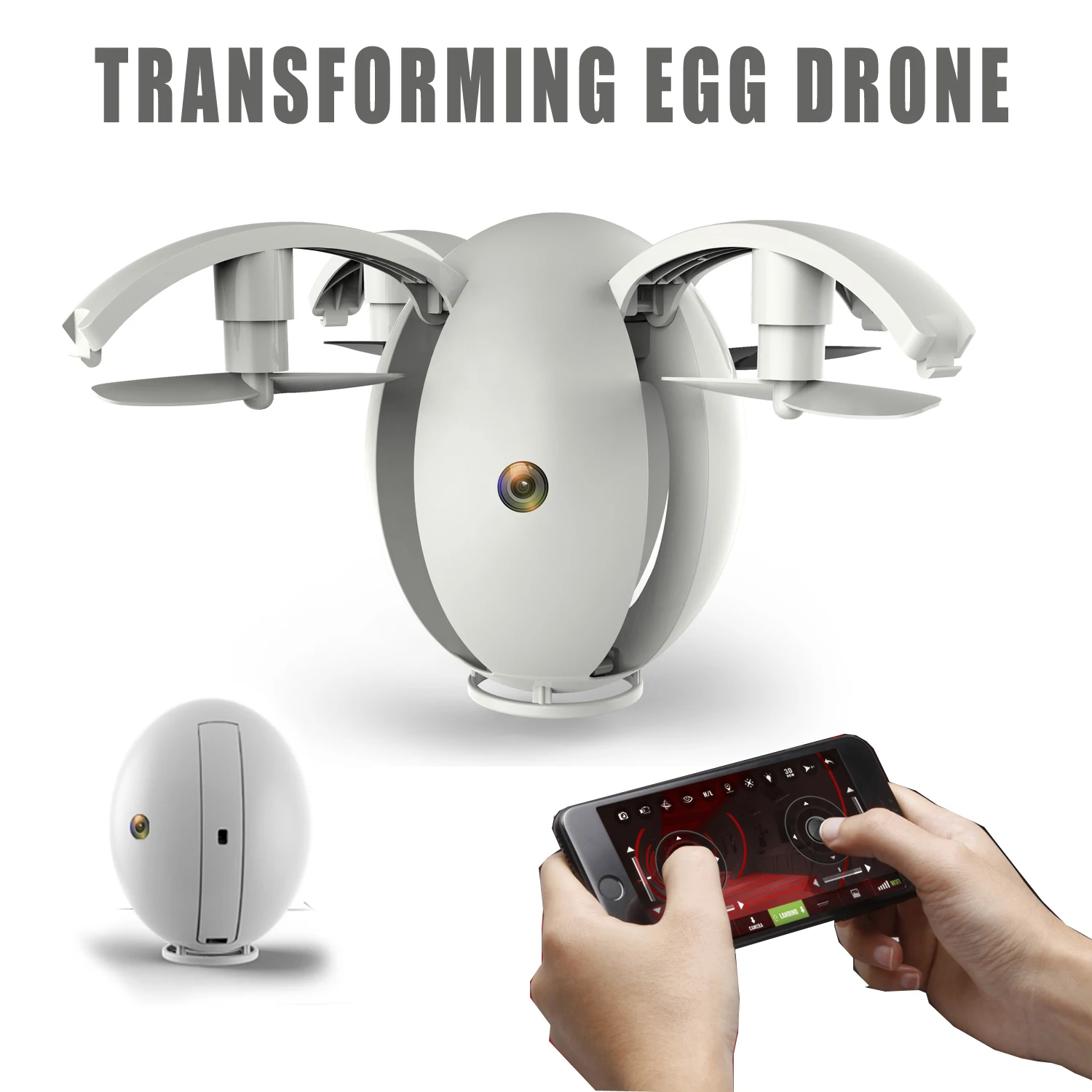 KaiDeng K130 Foldable Transformable Egg Drone 2.4G Selfie Drones RC Quadcopter w/ 0.3MP Wifi FPV Altitude Hold 3D Flips RTF цена KaiDeng K130 Foldable Transformable Egg Drone 2.4G Selfie Drones RC Quadcopter w/ 0.3MP Wifi FPV Altitude Hold 3D Flips RTF цены онлайн