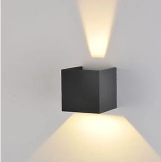 

LED Outdoor Wall Sconce 7W Led Wall Lamps Waterproof Modern ASWAYLed Wall Light 2COB Led Chips Wall Mounted Lamp