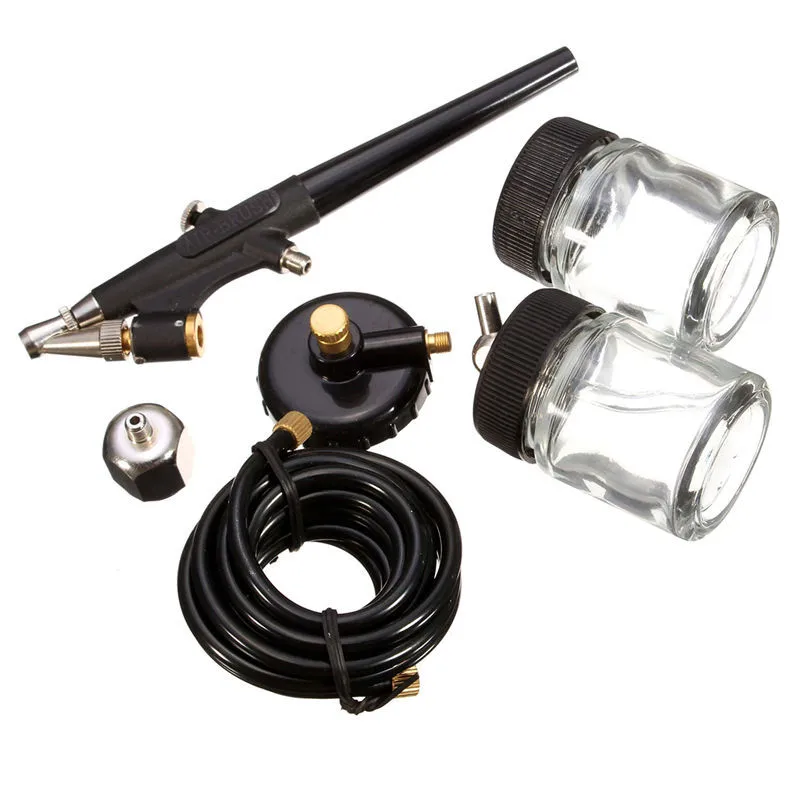 Portable Air Brush Airbrush Spray Gun Sprayer Painting Tool Kit Cover