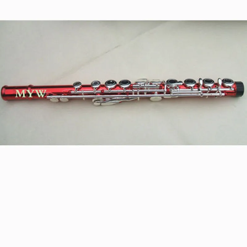 new 16 holes red flute closed beautiful shape +E keyred flutee