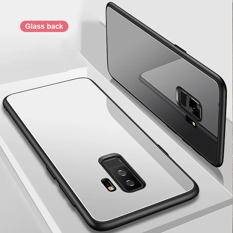 Suntaiho Glass Case for samsung s9 case TPU Edge PC for samsung galaxy s8 Glass Back Cover S7 A8P 2018 J4 J6 J800 coque Note8 9 Suntaiho Glass Case for samsung s9 case TPU Edge PC for samsung galaxy s8 Glass Back Cover S7 A8P 2018 J4 J6 J800 coque Note8 9