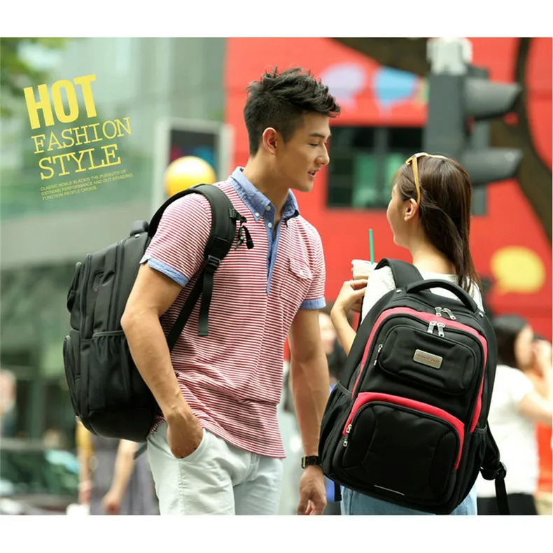 black backpack