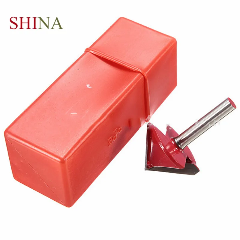 Shina1pcs90 6*32mm 3DV Type Engraving And Cutting Machine Engraving Tool Milling Cutter 3D