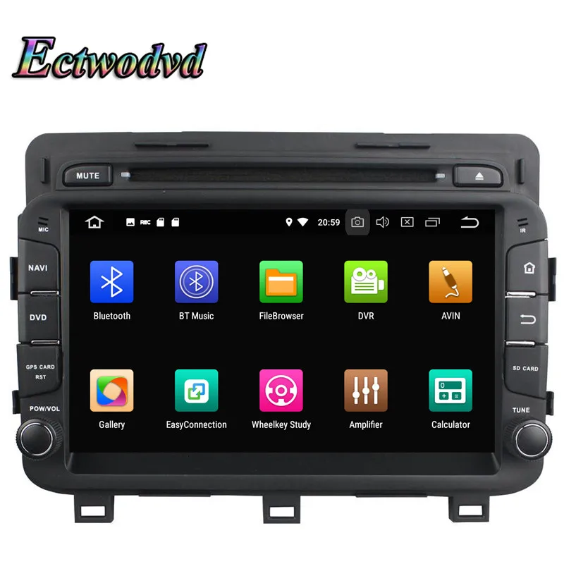 Clearance Ectwodvd Octa Core 4G RAM 64G ROM Android 9.0 Car Multimedia DVD Player GPS HeadUnit For Kia K5/Optima 2014 1