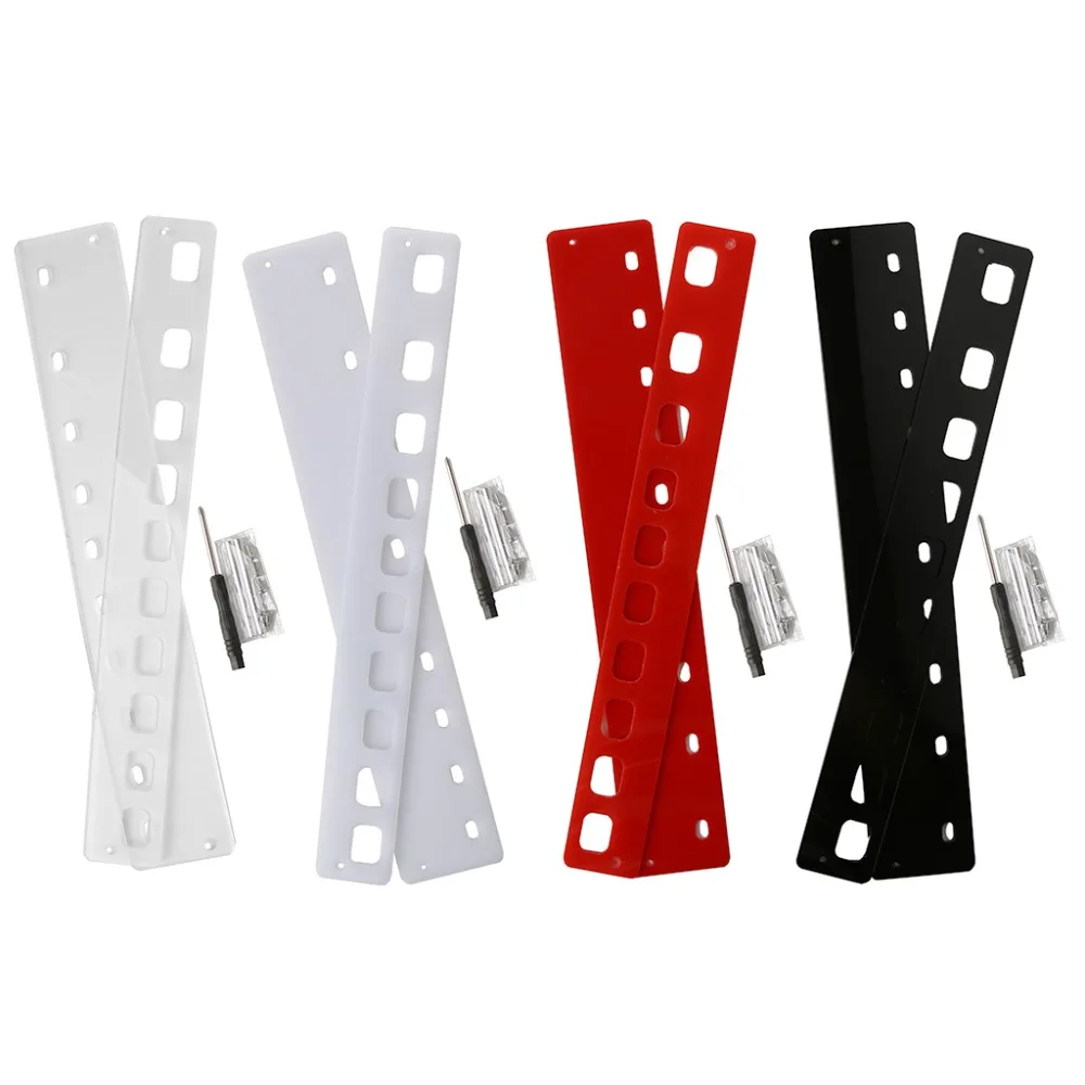 

New Makeup Brush Holder Cosmetic Toothbrush Storage Stand Organizer +Screwdriver White/Red/Black/Transparent