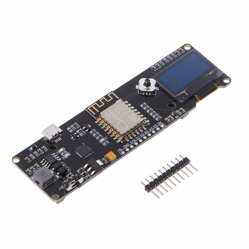 

Development Board For WeMos D1 ESP-12F ESP8266 Motherboard Module 0.96" With Screen 18650 Battery OLED