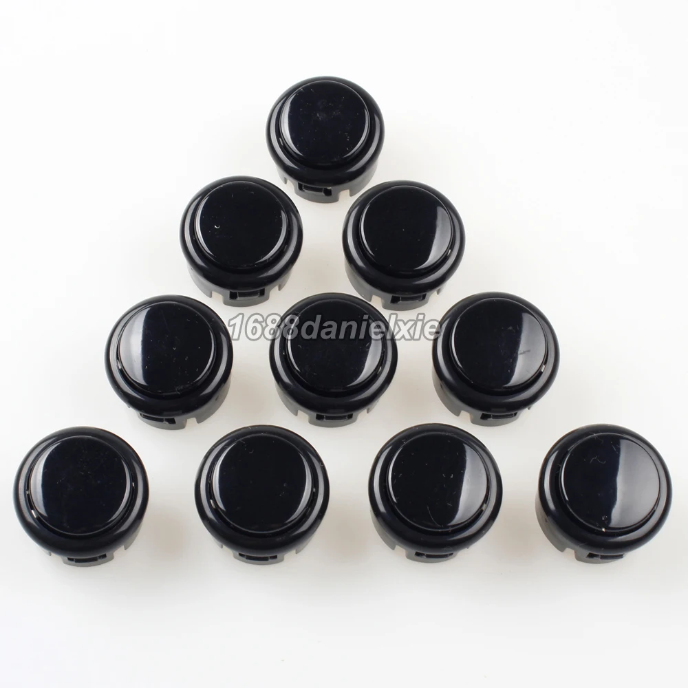 

10x New OEM 30mm Arcade Joystick Kits Push Button Replace For Sanwa OBSF-30 Buttons Black Mame KOF Games
