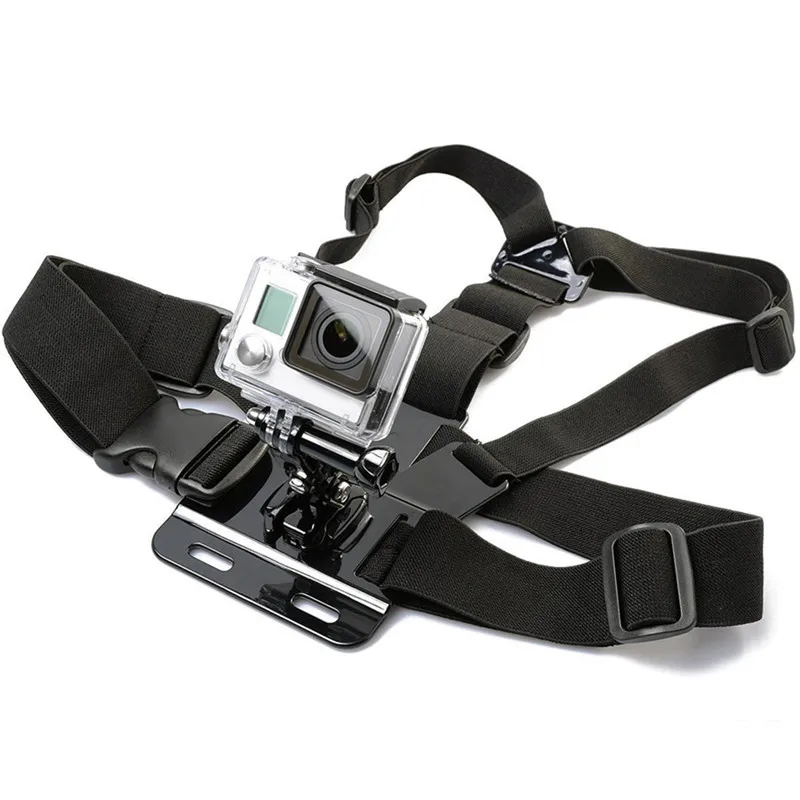GoPro accessoires réglable poitrine support harnais poitrine sangle ceinture pour GoPro HD Hero6 5 4 3 + 3 1 2 SJ4000 SJ5000 Sport caméra