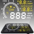 DHL/FedEx/ETK 10 шт./5," Лот Автомобиль HUD дисплей HUD OBD II Автомобильная Марка EOBD топливный параметр дисплей превышение скорости Предупреждение хорошего качества