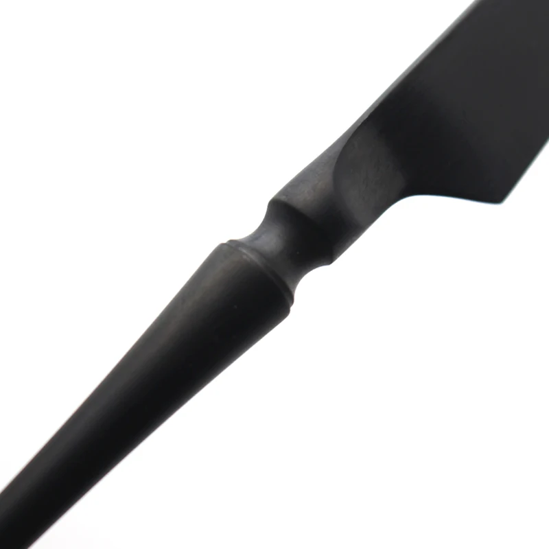 Black Cutlery Set 304 Stainless Steel Butter Knife Dessert Fork Spoons Western Dinnerware Tableware Set Kitchen Accessories