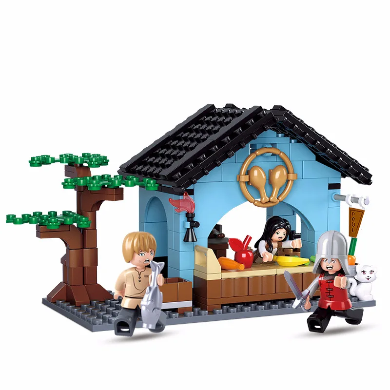 

Sluban Building Blocks Compatible with Lego B0612 206P Models Building Kits Blocks Toys Hobbies For Chlidren
