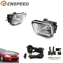 CNSPEED противотуманные лампы для HONDA CIVIC 1996-1998 2/3/4DR желтый/ясно, туман фары дальнего с коммутатором YC100477