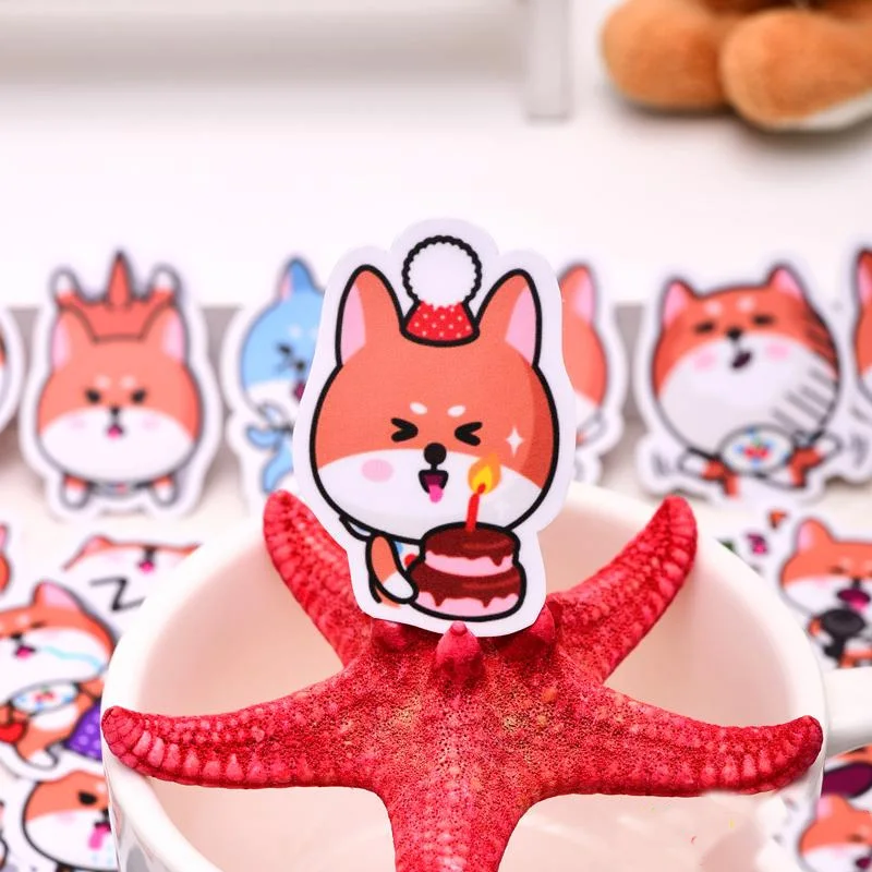 

40pcs cute kawaii self made dogs stickers Decoration Adhesive Stickers Diy Paper Stickers Diary Sticker stationery for school