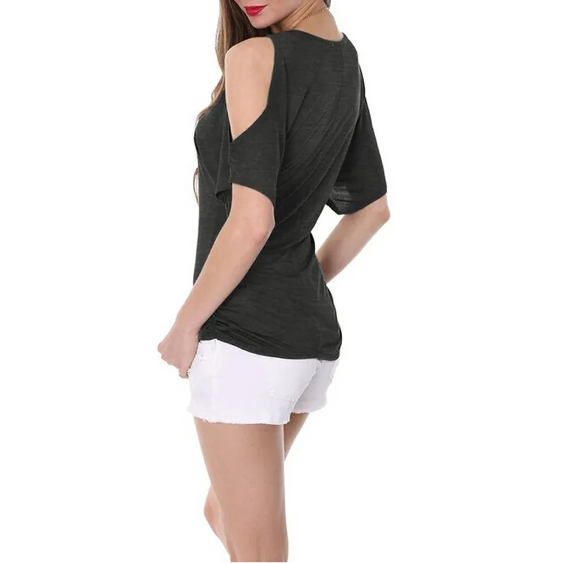 2019 Simple T Shirt Women Long Sleeve Turtleneck Casual font b Slim b font Solid Shirt