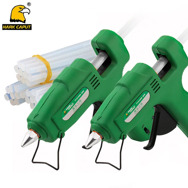 

20W-100W Hot Melt Glue Gun With Professional 10pcs Glue Stick For Metal Wood Circuit Plank Household DIY Electric Heat Tools