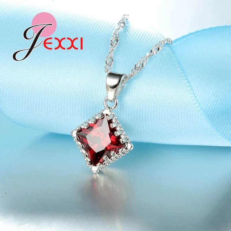 Женский комплект из колье и серёг серебра 925 пробы|earrings set for women|bridal jewelry setsjewelry sets |