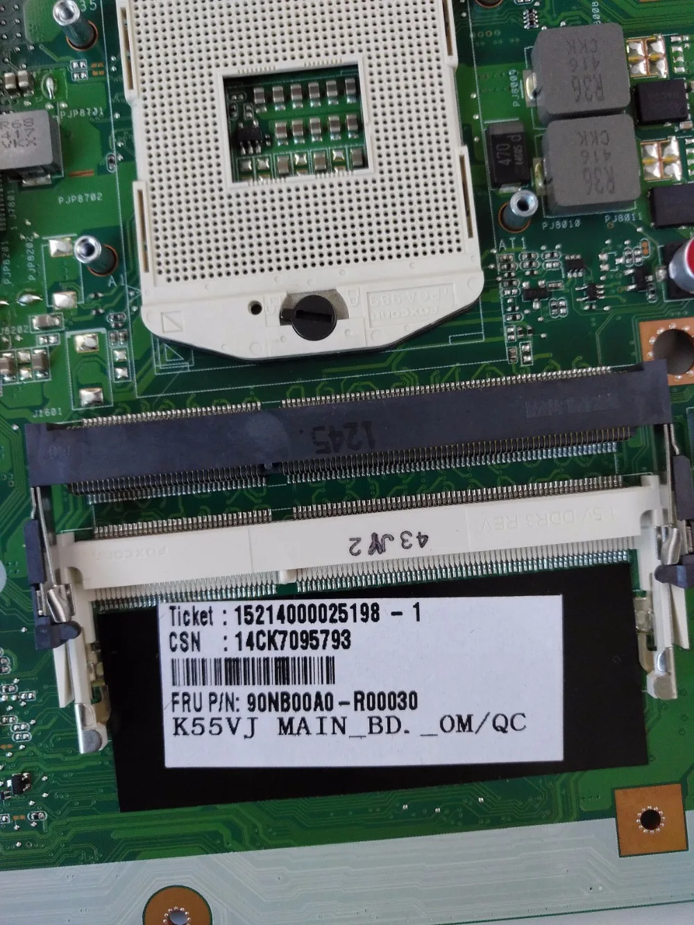 GT630M REV материнской платы K55VM: 2 0/2 для For Asus A55V K55V K55VM материнская плата ноутбука тест