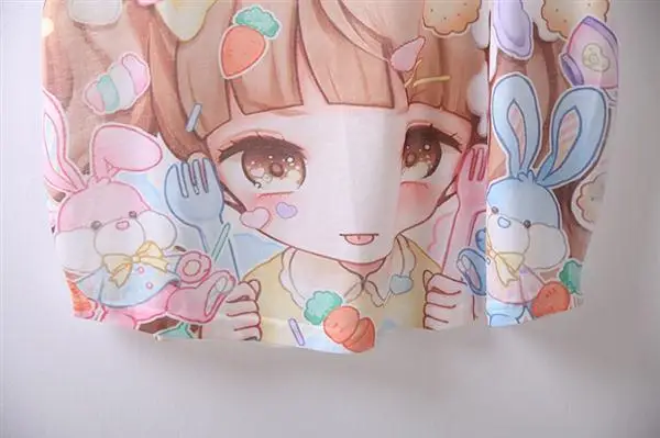 Женская футболка с коротким рукавом Ayumi модная Милая в стиле Харадзюку Яркие топы