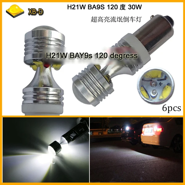 

2x Error Free H21W BAY9S Car LED Backup Reverse Lights Bulb for E71 E72 X6(2008-2013)/ F10 F11 520 525 530 528(2014-up)