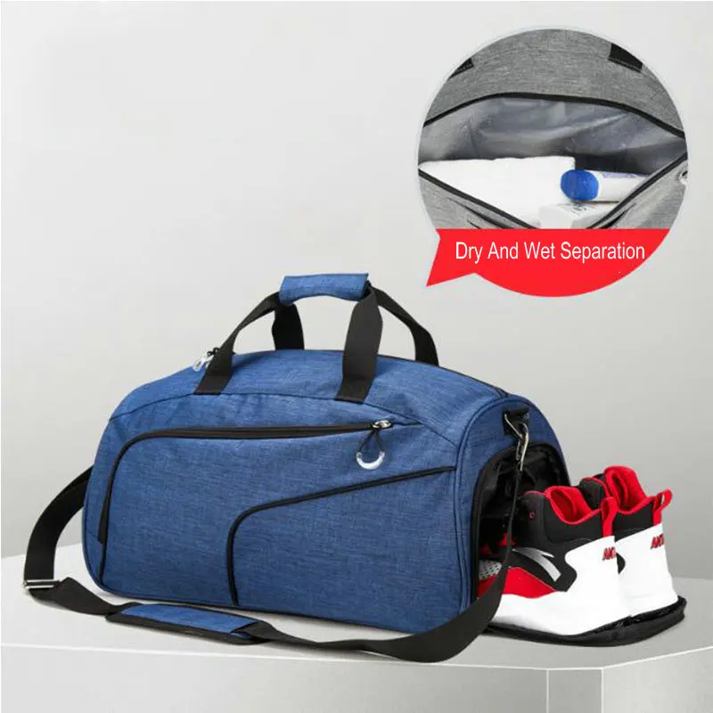 gym bag with shoe and wet compartment