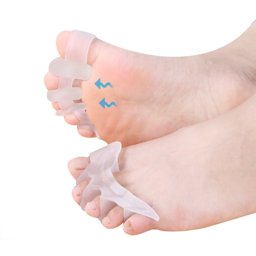1 Pair Toes Rehabilitation Corrective Orthotics Yoga Necessities Toe Separator Hallux Valgus Toes Overlapping Separation