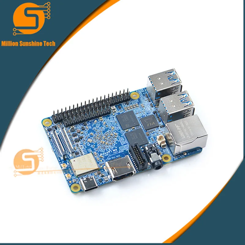  NanoPi M4 2GB/4GB DDR3 Rockchip RK3399 SoC 2.4G & 5G dual-band WiFi+Bluetooth 4.1 supports Ubuntu A