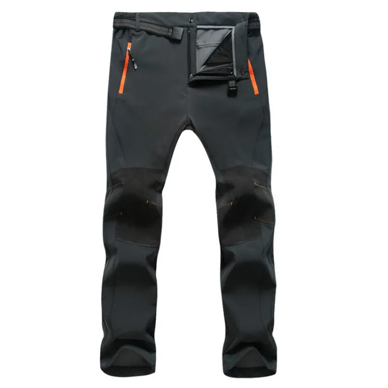 Amotrip invierno al aire libre hombres térmicos Camping y senderismo Pantalones Hombre cálido esquí Trekking escalada pantalones impermeable suave Shell