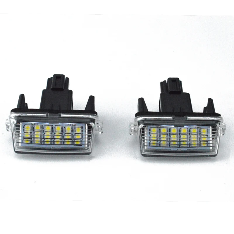 2 шт./компл. 18LED яркий белый номерной знак светильник лампа для Toyota Camry 2012-16 EZ VIOS 14-16 автомобиль SMD светодиоды для COROLLA 14-16