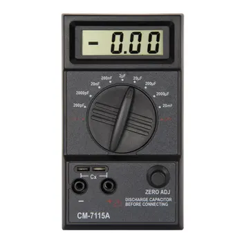 

CM7115A Practical Capacitor Meter Digital Multimeter LCD Display Measuring Tool with Dual-Slope integration A/D converter system