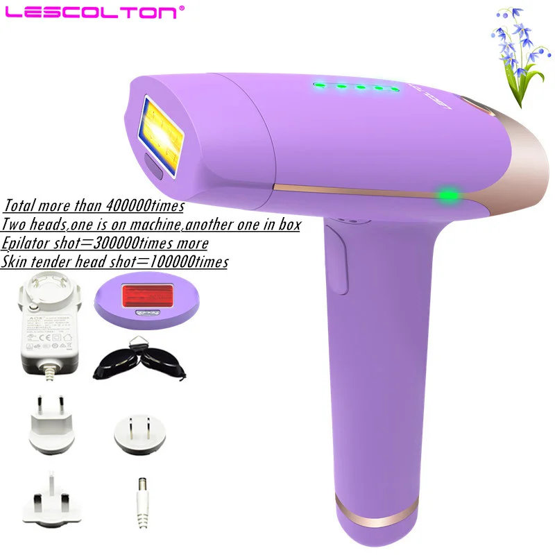 

Laser Epilator IPL Permanent Laser Hair Removal Machine 400000 shots Permanent Bikini Trimmer Electric depilator