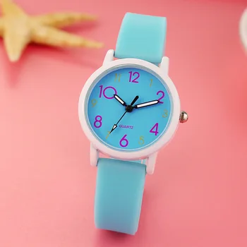 

relogio Kids Watch Cute Cartoon Candy Watches Rubber Quartz Clock Best Gift Watch for Children Silicone Sports Hour reloj montre