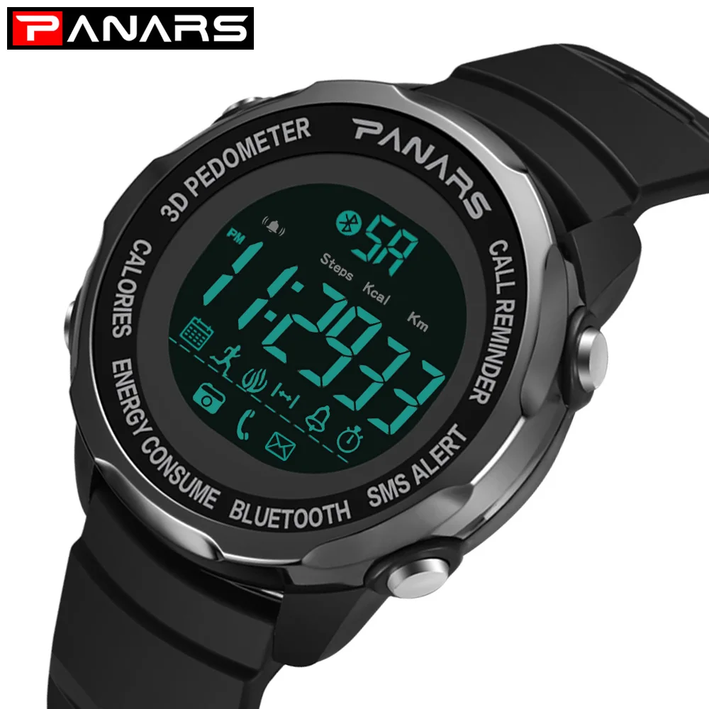 

PANARS Luxury Brand Mens Sports Watches Dive 50m Digital LED Military Watch Men Fashion Casual Electronics Wristwatches Relojes