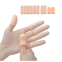 10 шт./партия гелевая трубка для пальцев ног протектор рукав сепаратор для защиты треснутой кожи мозолей Уход