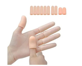

10 pcs/lot Gel Toe Tube Finger Protector Sleeve Separator for Protect Cracked Skin Corn Blisters Callus Care Relief