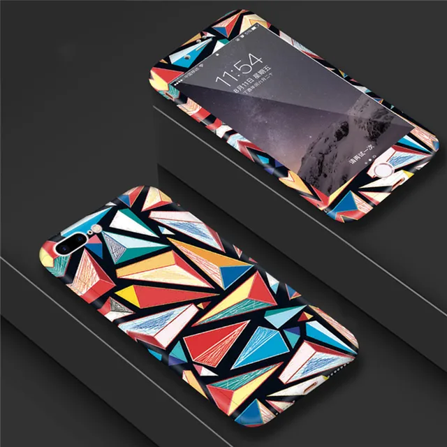 360 Degrees Full Body Leopard Phone Case For iPhone X XR XS MAX 6S 7 8